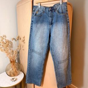 Vintage Y2K Rocawear Jeans Wide Leg Embroidered Tokyo Find Streetwear 32x29